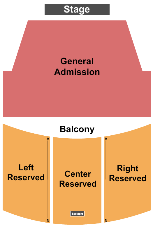 Liberty Hall - KS Seating Chart