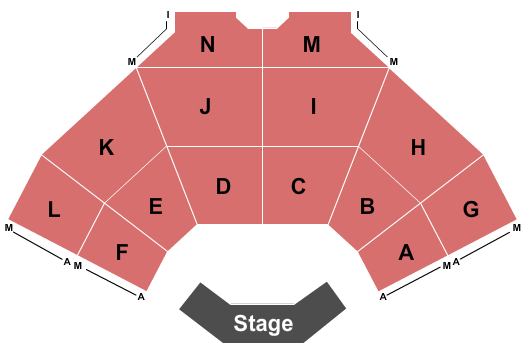 LibertyLive Church End Stage Seating Chart