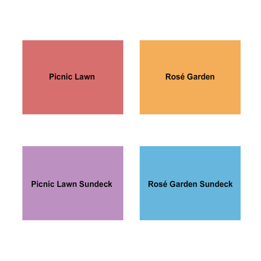 Liberty State Park Lawn/Garden/Sundeck/Garden Sundeck Seating Chart