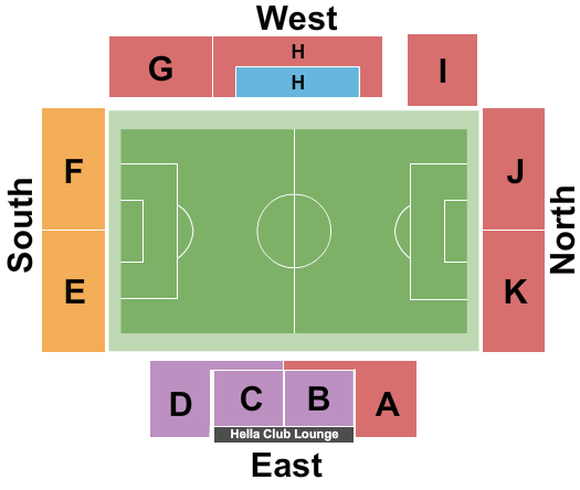 Liebelt Arena Soccer Seating Chart