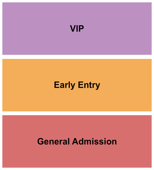 LifeFamily Austin VIP/EarlyEntry/GA Seating Chart