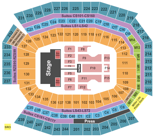 Lincoln Financial Field Beyonce Seating Chart