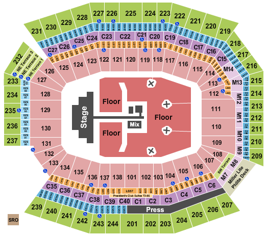 Lincoln Financial Field Foo Fighters Seating Chart