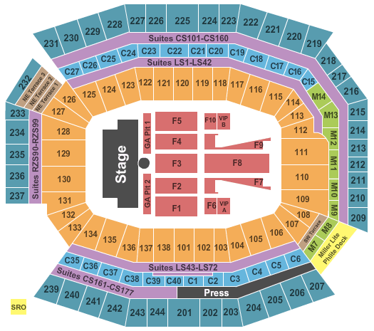 Lincoln Financial Field Guns And Roses Seating Chart