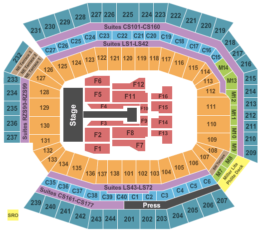 Lincoln Financial Field One Direction Seating Chart