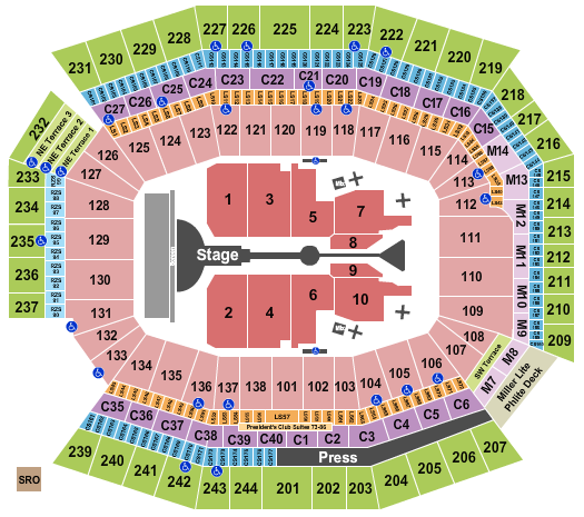 Lincoln Financial Field The Weeknd Seating Chart