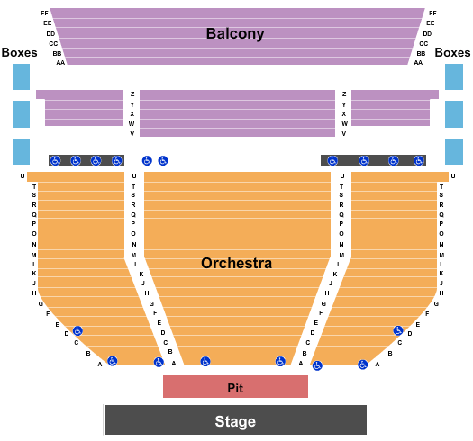 Uptown Theatre Napa Ca Seating Chart