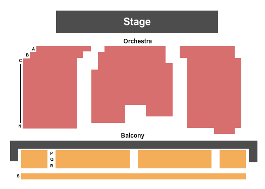 Lincoln Theatre - Marion Endstage Seating Chart