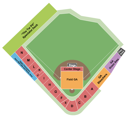 Lindquist Field End Stage Seating Chart