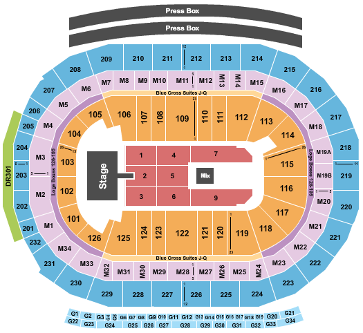 Little Caesars Arena 85 South Seating Chart