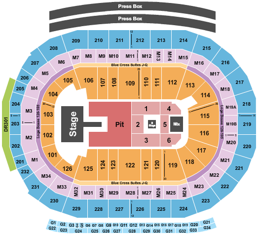 Little Caesars Arena Alex Warren Seating Chart