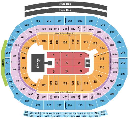 Little Caesars Arena Brandy Seating Chart