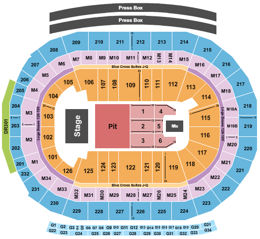 Little Caesars Arena Seating Chart