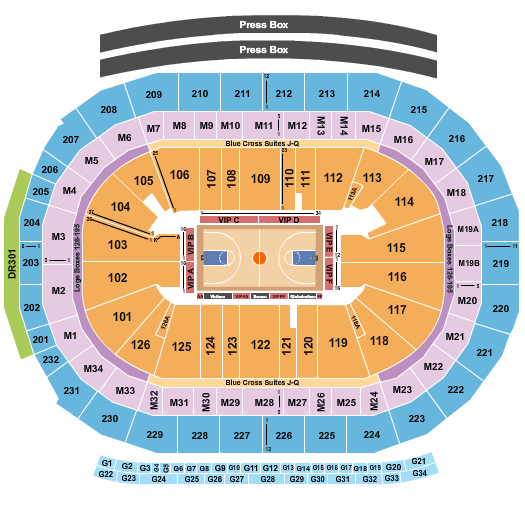 Little Caesars Arena Harlem Globetrotters Seating Chart