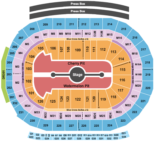 Little Caesars Arena Harry Styles Seating Chart