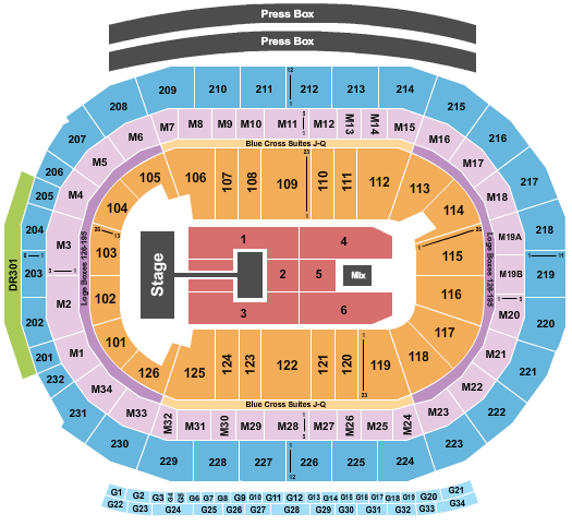 Little Caesars Arena Kelsea Ballerini Seating Chart