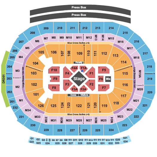 Little Caesars Arena Kevin Hart Seating Chart