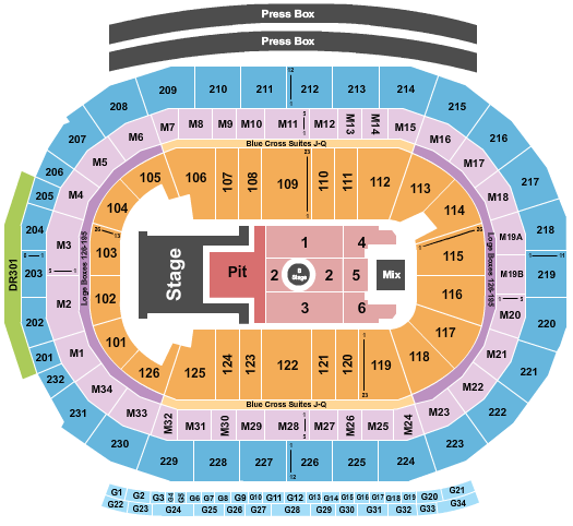 Little Caesars Arena Lil Baby Seating Chart