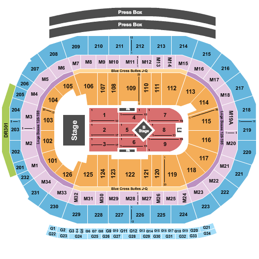 Little Caesars Arena Lorde Seating Chart