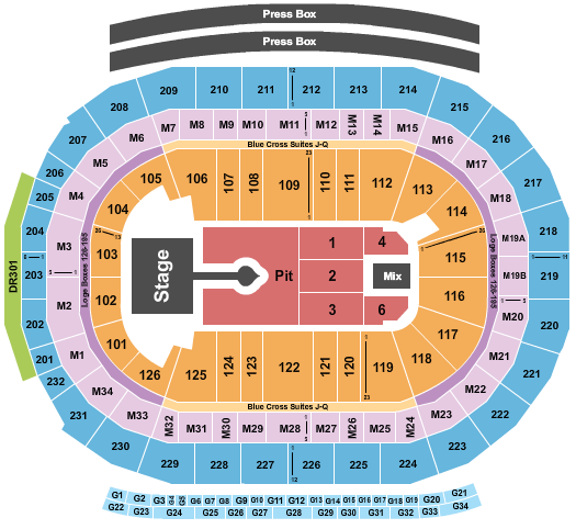 Little Caesars Arena Sabrina Carpenter Seating Chart