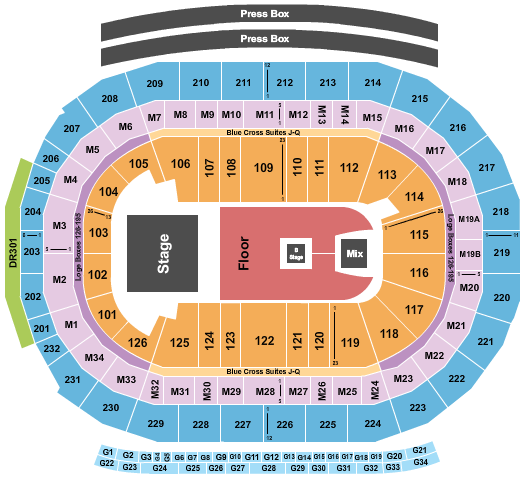 Little Caesars Arena Swedish House Mafia Seating Chart