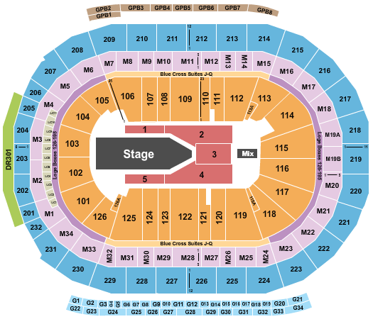 Little Caesars Arena The Weeknd Seating Chart