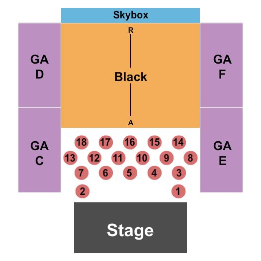 Little Creek Casino Resort Endstage Tables Seating Chart