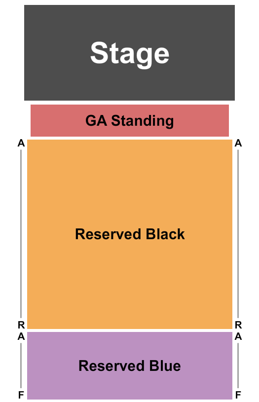 Little Creek Casino Resort Reserved w/ GA Front Seating Chart