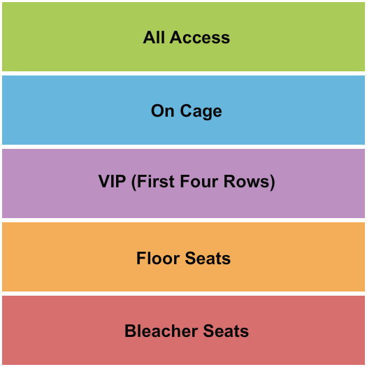 Little Creek Casino Resort WFC Fighting Seating Chart