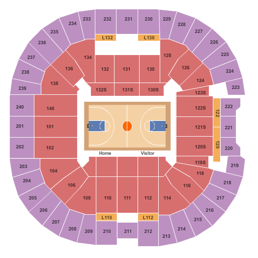 Littlejohn Coliseum Basketball Seating Chart