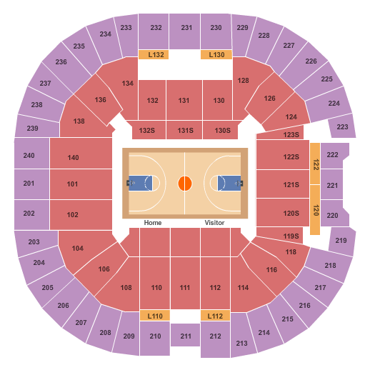 Littlejohn Coliseum Seating Chart & Maps Clemson