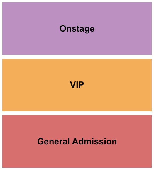 Little River Studios GA/VIP/Onstage Seating Chart