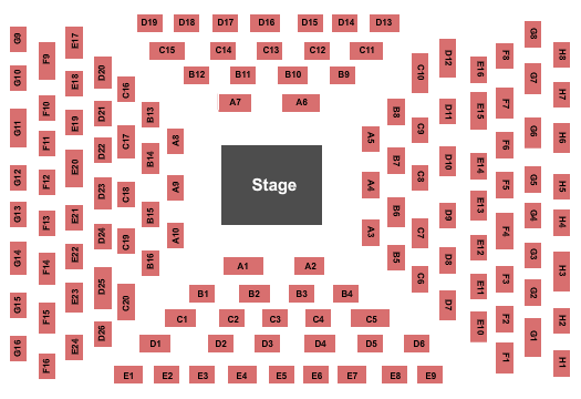 Loews Ventana Canyon Resort Center Stage Seating Chart