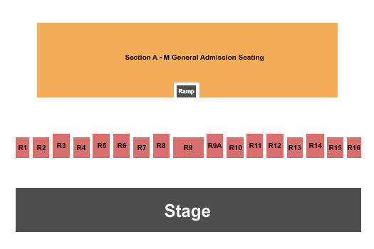 Logan County Fairgrounds - CO End Stage GA Seating Chart