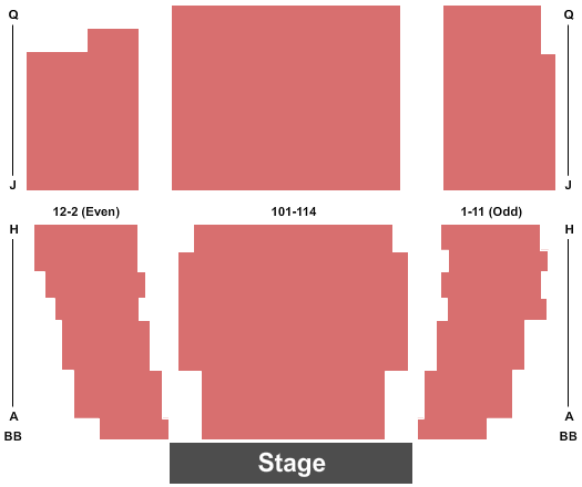 Lohrey Stage At Theatre Memphis End Stage Seating Chart