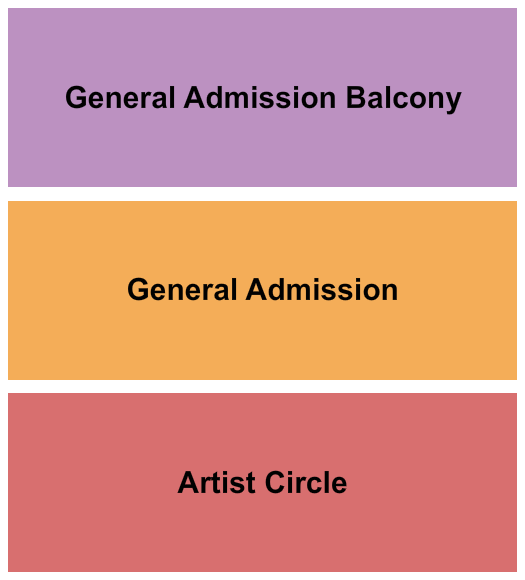 London Bridge Baptist Church Artist Circle/GA/Balcony Seating Chart