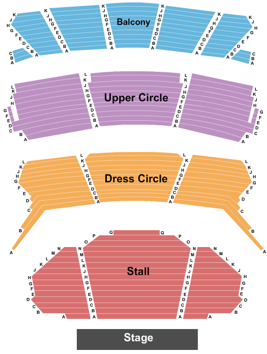London Coliseum Theatre Seating Map