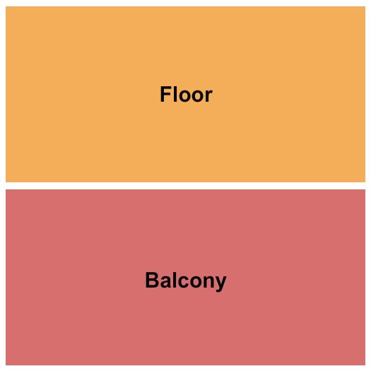 London Concert Theatre GA Floor/Balc Seating Chart