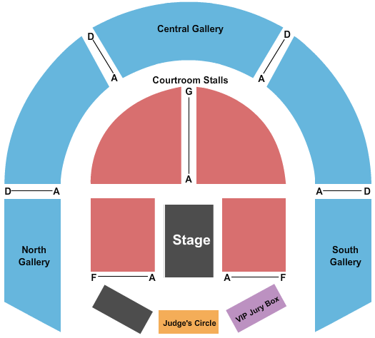 London County Hall Seating Map
