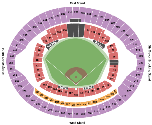 London Olympic Stadium Baseball Seating Chart