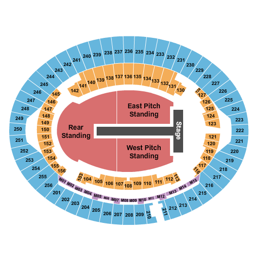 London Stadium At Queen Elizabeth Olympic Park The Weeknd Seating Chart