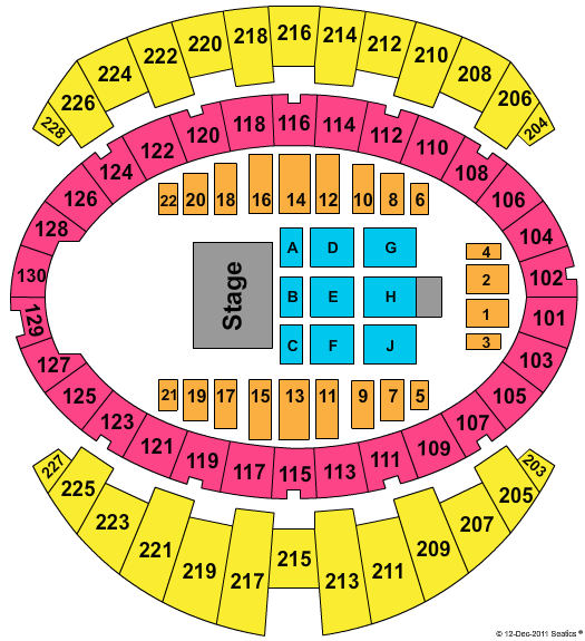 Long Beach Arena at Long Beach Convention Center Bill Gaither Seating Chart