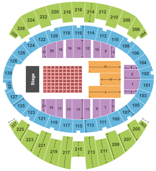 Long Beach Arena at Long Beach Convention Center Ramon Ayala Seating Chart