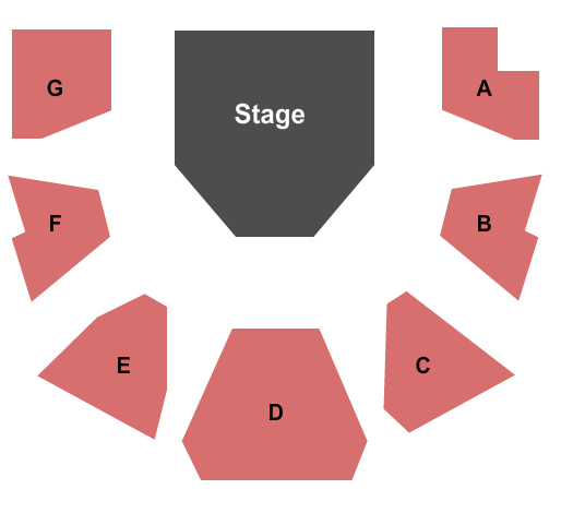 Long Wharf Theater - Main Stage Endstage Seating Chart