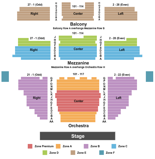 Longacre Seating Chart