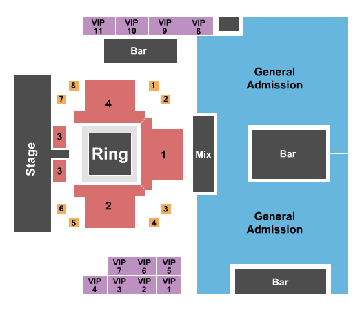 Lori's Road House Wrestling Seating Chart