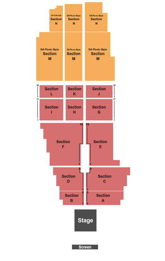 Los Angeles State Historic Park Concert Seating Chart