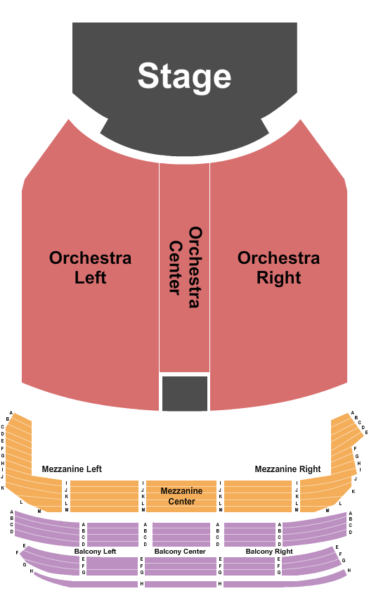 Los Angeles Theatre Seating Chart