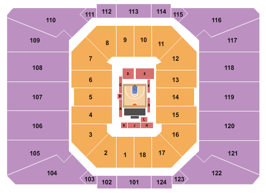 Louis Armstrong Stadium Big 3 Basketball Seating Chart