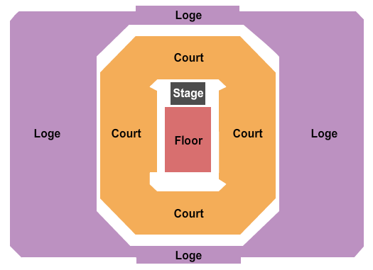 Louis Armstrong Stadium Loge/Courtside Seating Chart